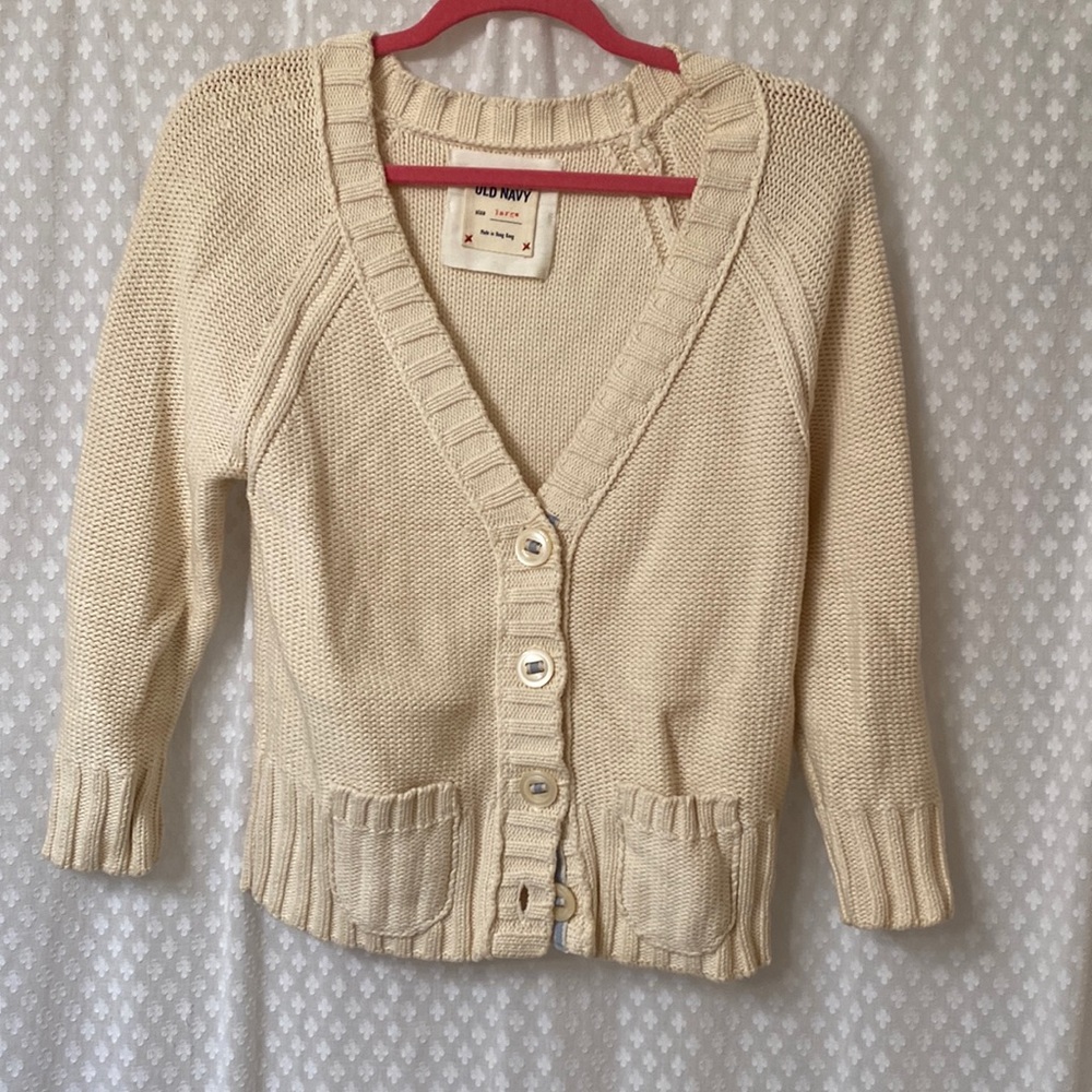Old navy button up sweater